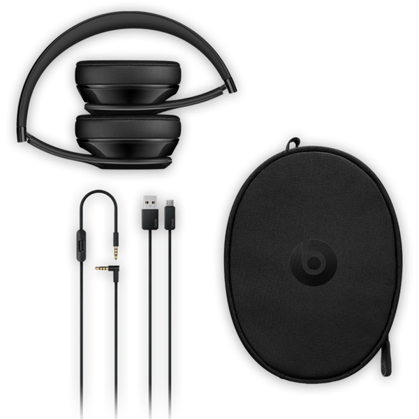 beats solo3 wireless headphones gloss black