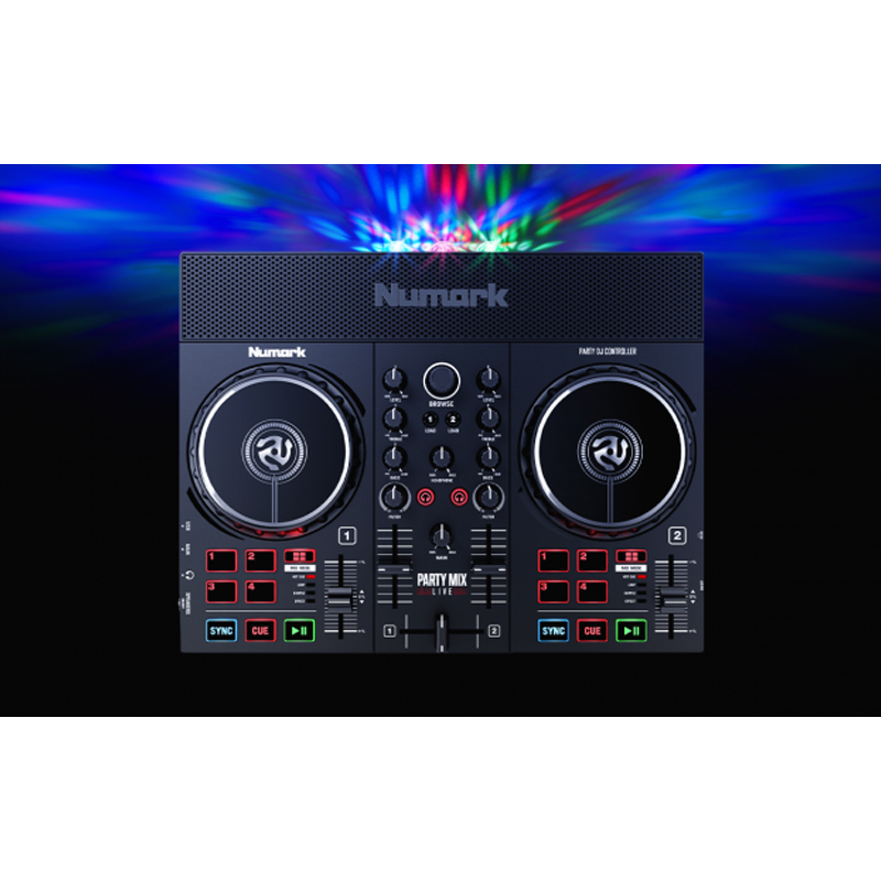 Numark Party Mix Live with Free HF125 headphone - Valentine Music 